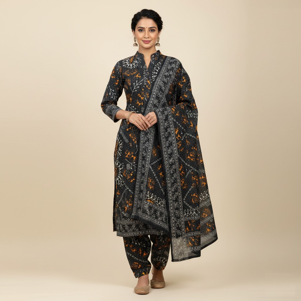 Cotton Jaipuri Print Kurti